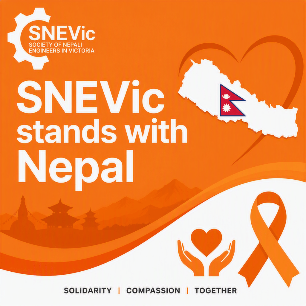 SNEVic Stands with Nepal
